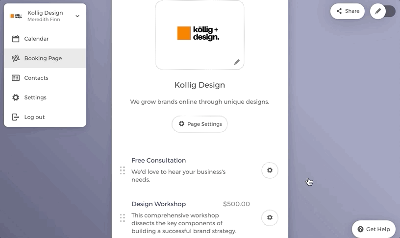Enable event request feature
