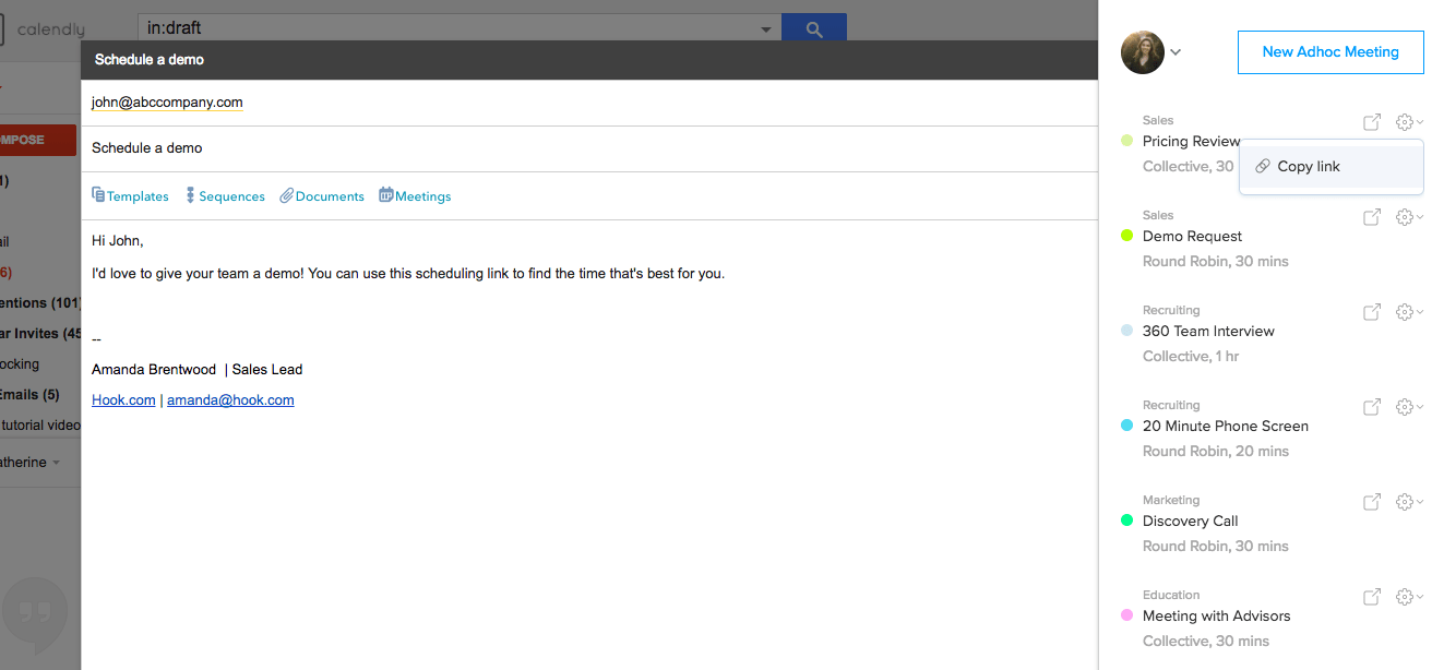Calendly Chrome-udvidelse