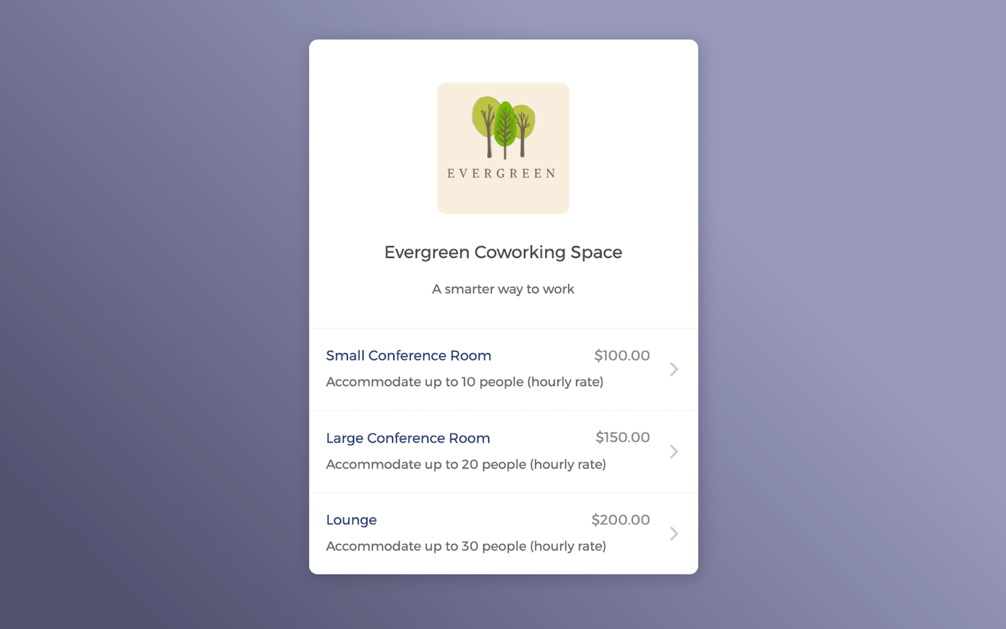 CozyCal for simple coworking space booking - customized booking page