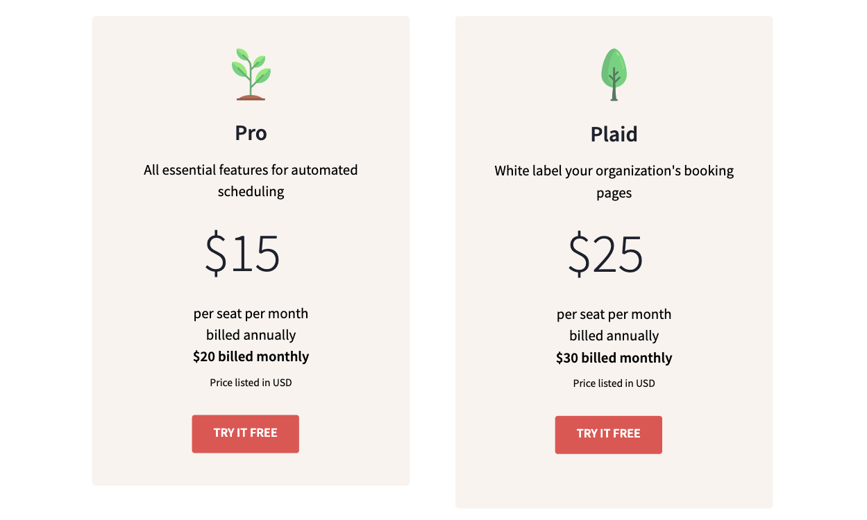 CozyCal for simple coworking space booking - pricing