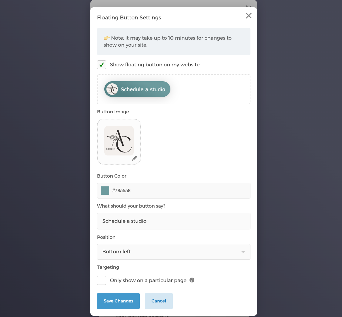 Customizing the appearance and functionality of your embedded booking page