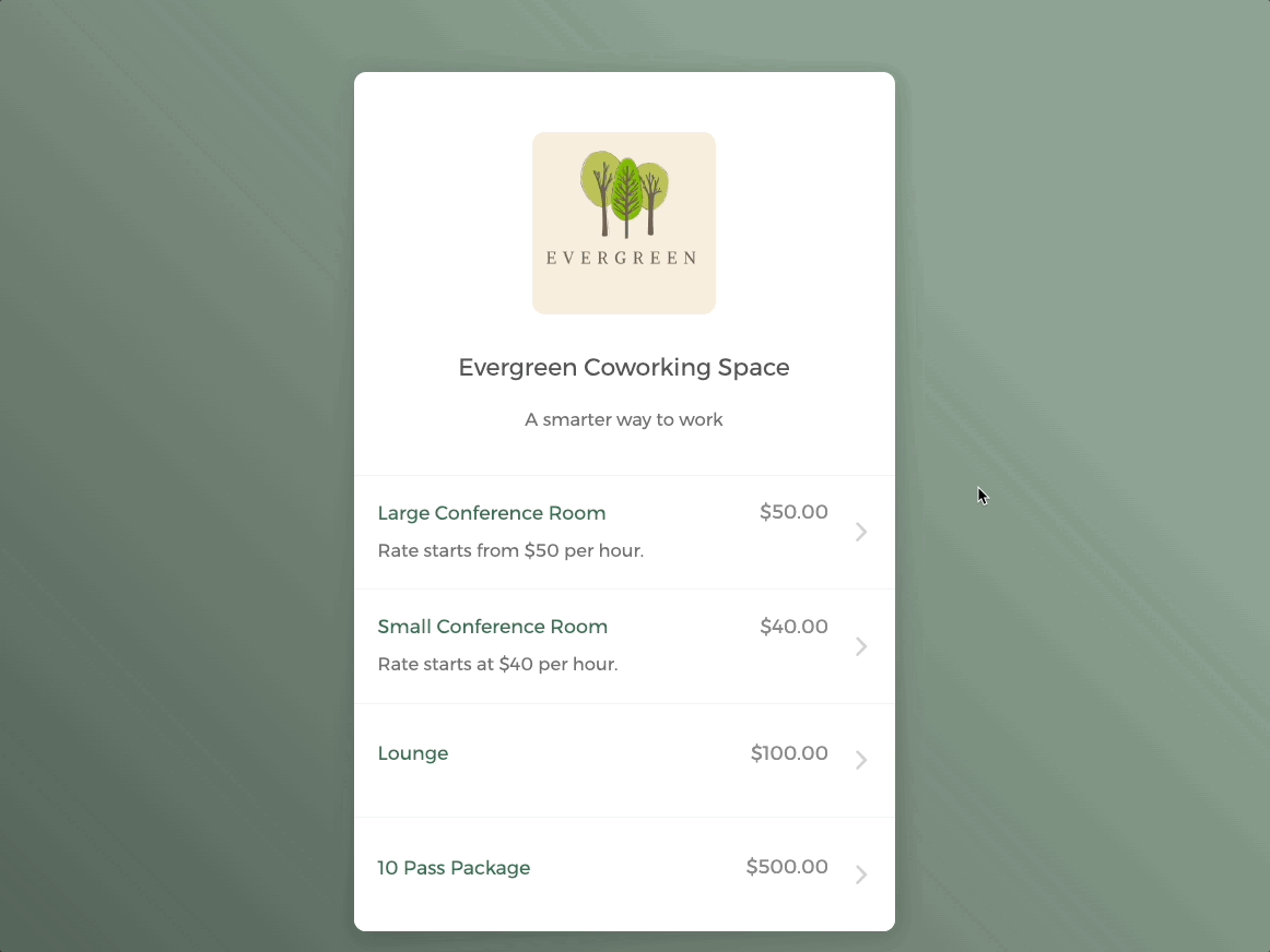 Opret en tilpasset bookingside til ressourcebooking i CozyCal