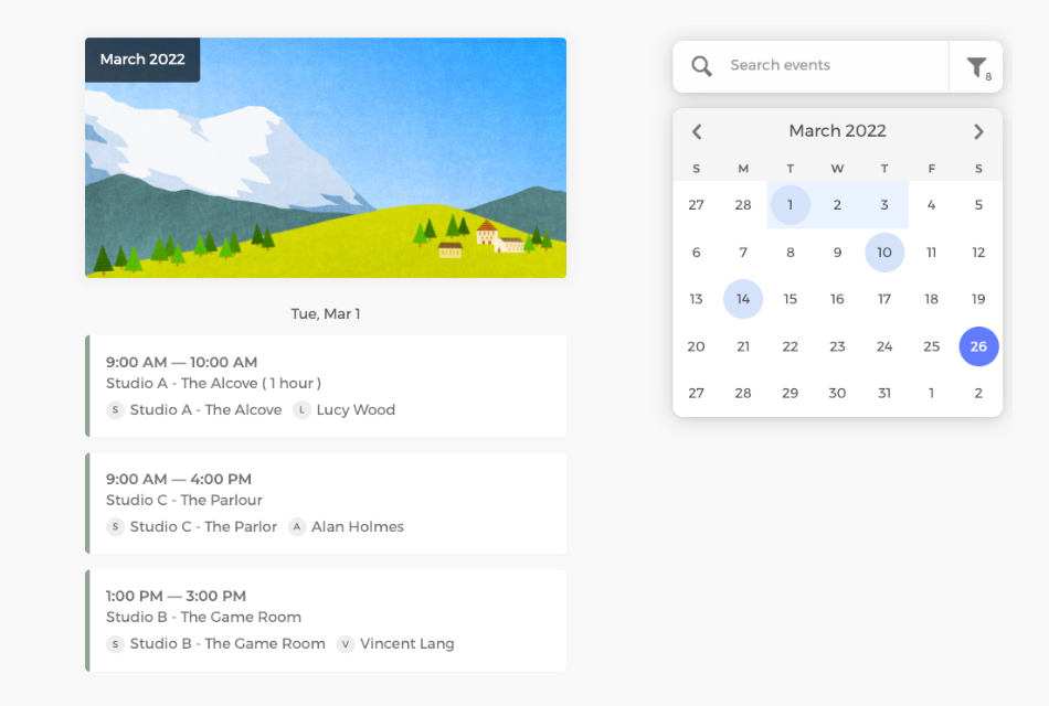CozyCal zorgt ervoor dat realtime beschikbaarheden worden bijgewerkt op alle platforms