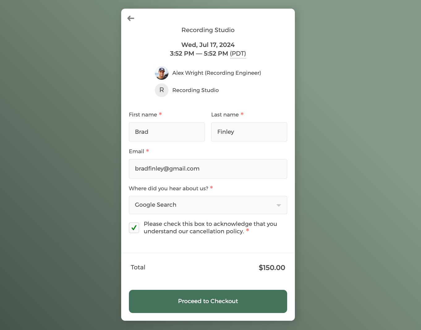 Via de aanpasbare intakeformulieren kunt u essentiële informatie van klanten verzamelen