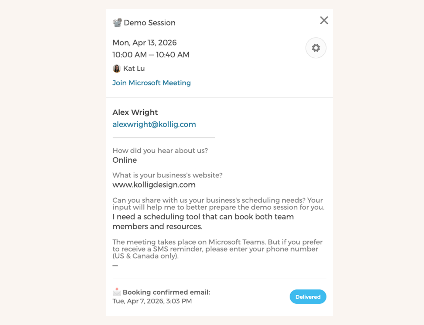 Join Microsoft Teams meetings with one click in CozyCal