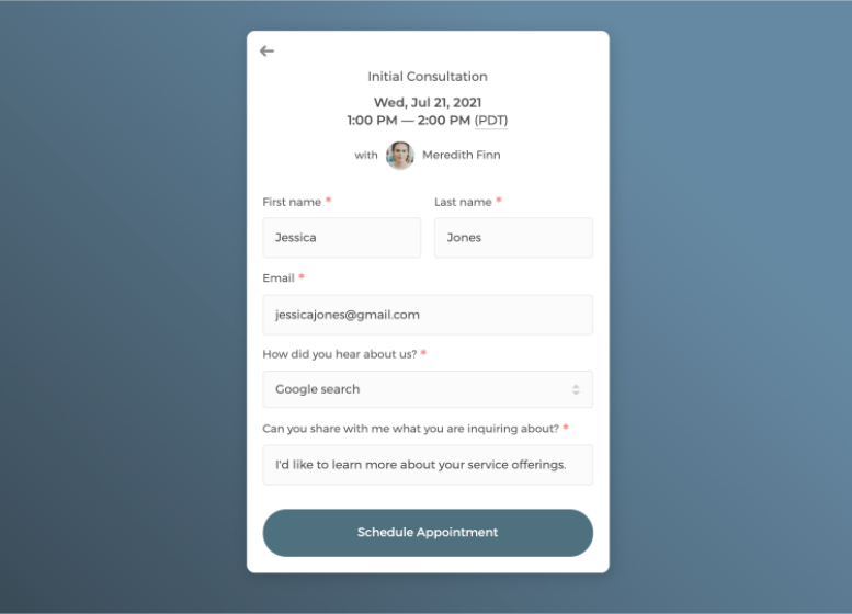 Voeg verschillende vraagtypen toe om klantinformatie te verzamelen