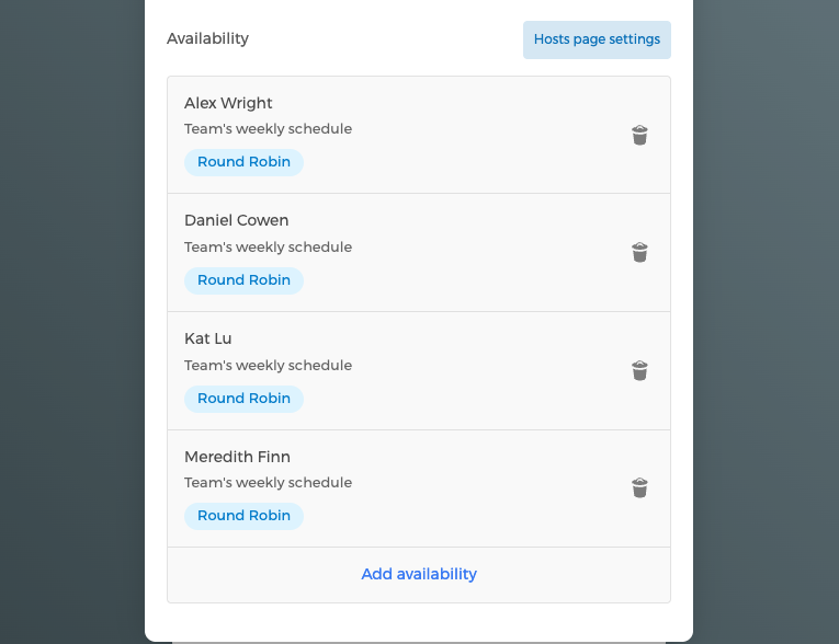 Programación básica de equipo con round robin