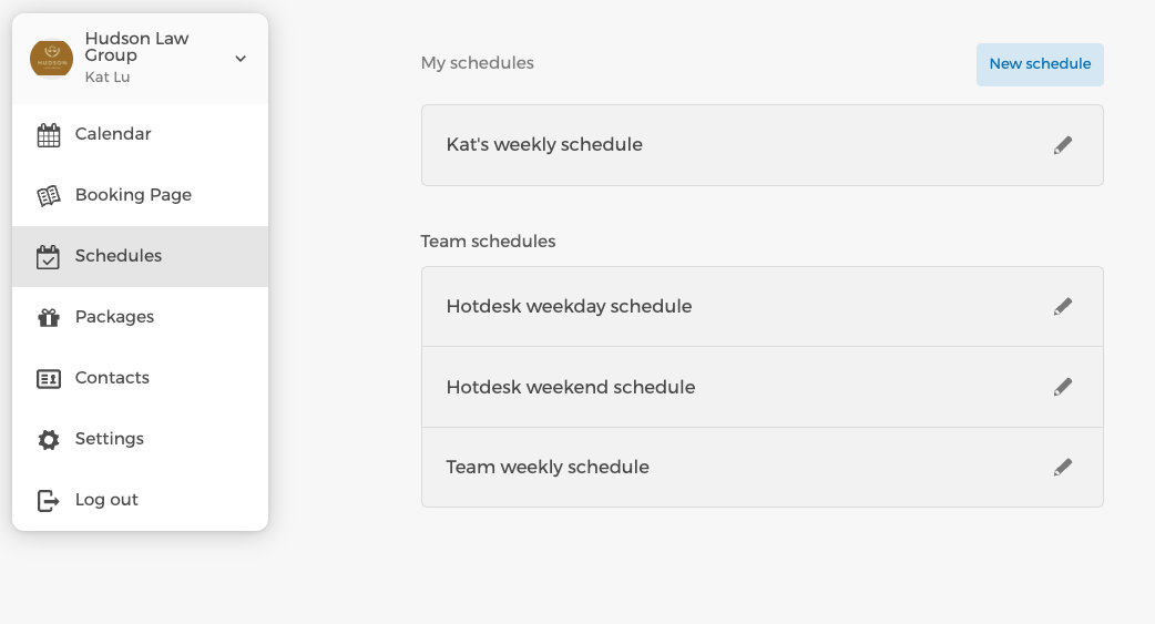 Managing all schedules