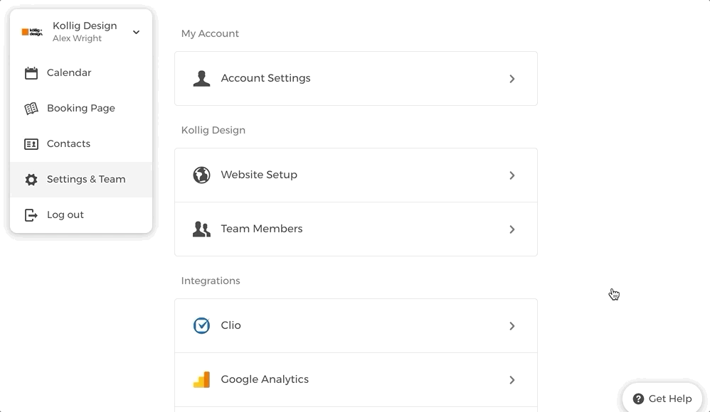 Disconnecting the current Google Calendar