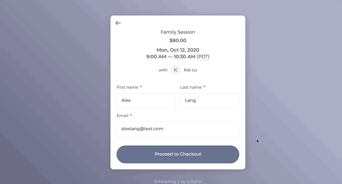 Guest applying the promo code during checkout