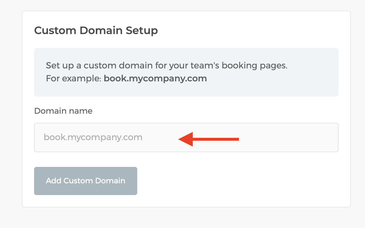 Add Custom Domain
