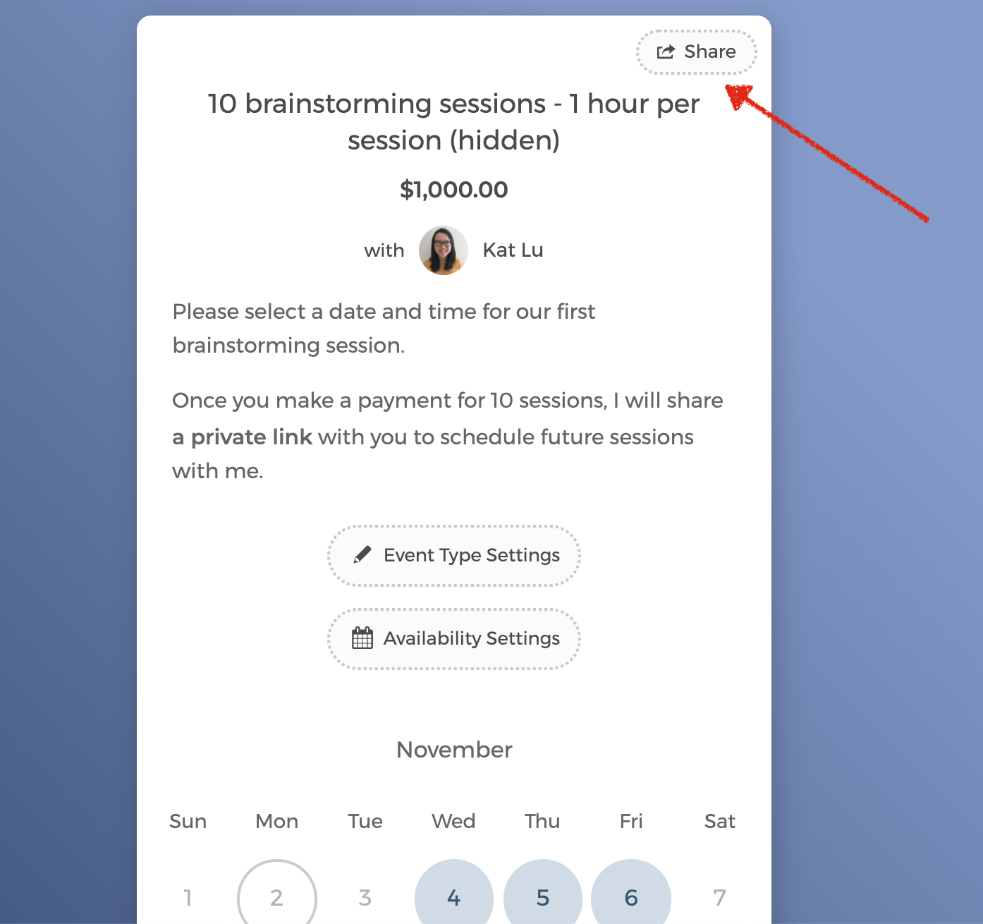 Share button