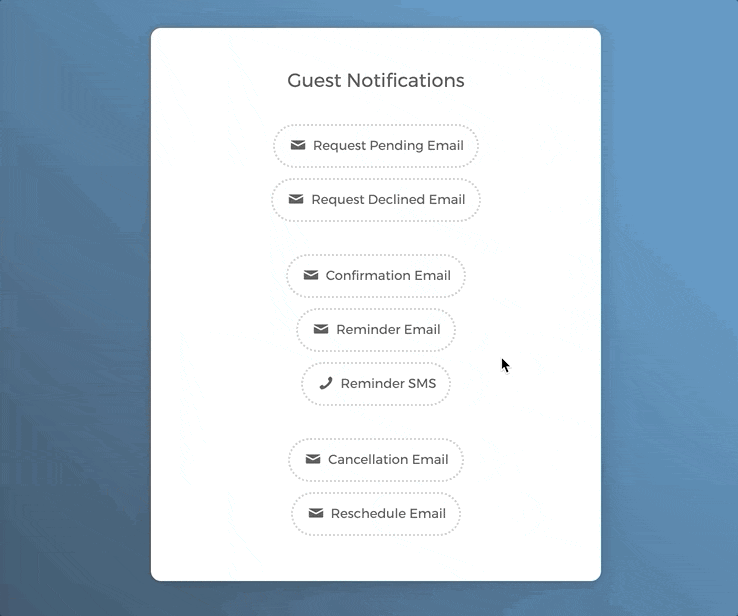 Adding an SMS reminder