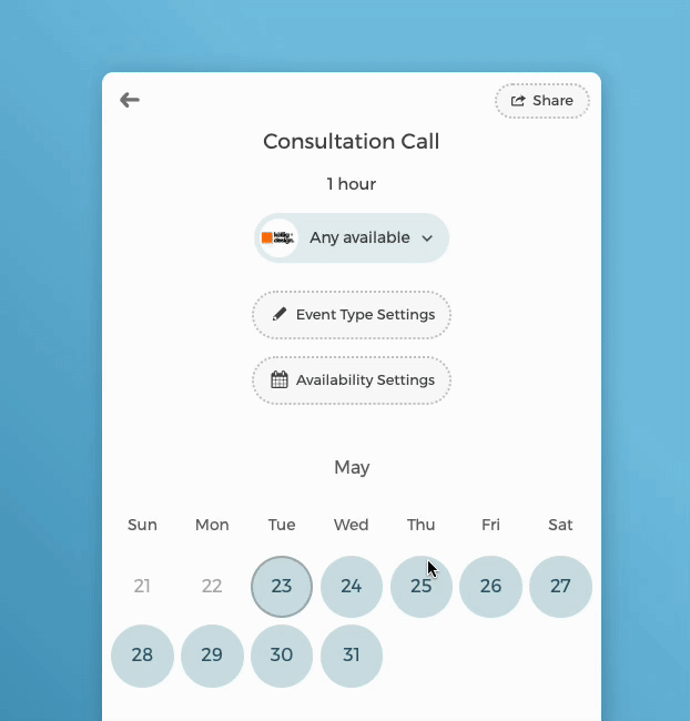 Add pricing to an event type