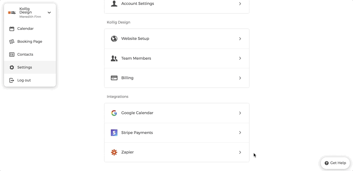 Connect CozyCal to Zapier